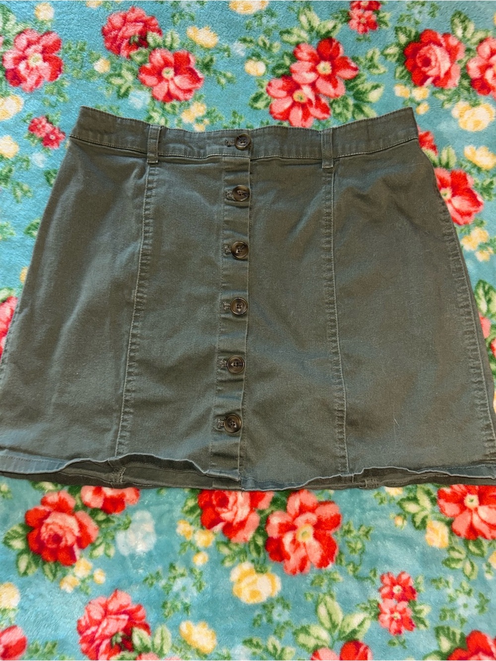 Green Forever 21 Skirt